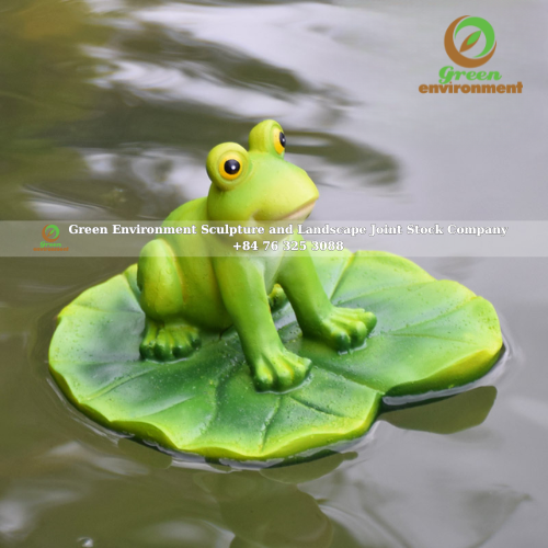 FROG STATUE FOR FLOWING LAND