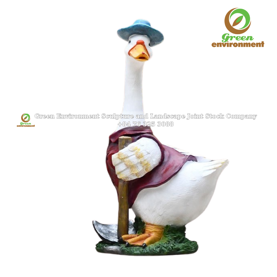 GARDENING DUCK STATUE