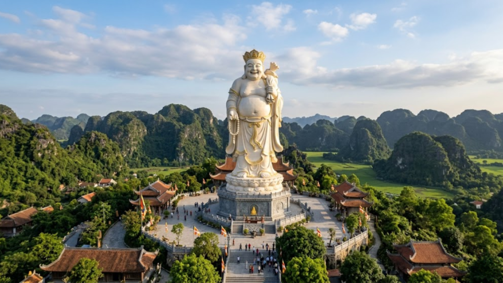 Thi công tượng Phật tại Nam Định – Thiết kế và thi công tượng tâm linh uy tín 5 tượng Phật ngoài trời Nam Định