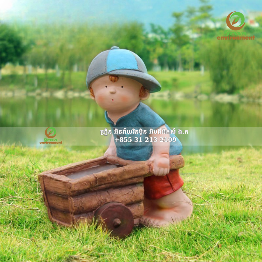 រូបចម្លាក់រទេះរុញទារក