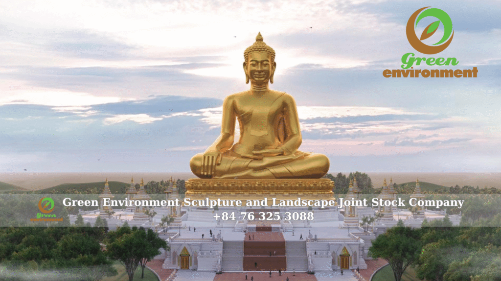 reinforced concrete Buddha statue