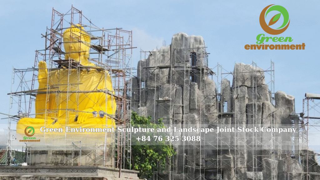Buddha statue casting