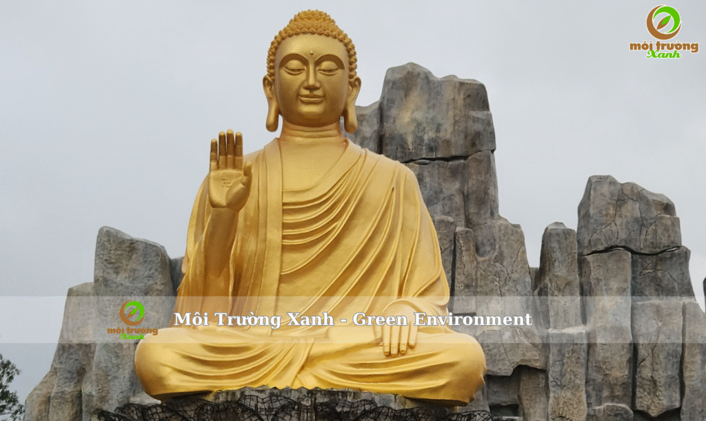 thi công tượng Phật