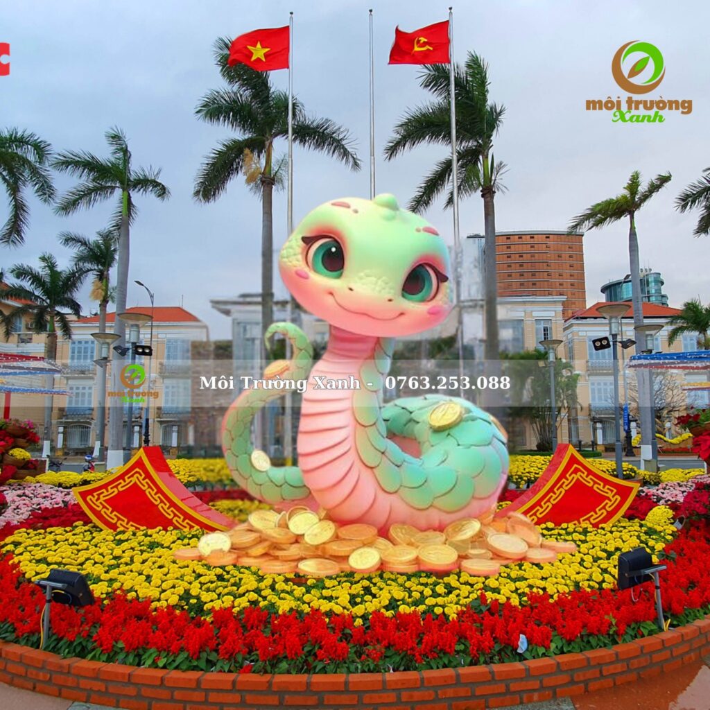 Mô hình trang trí tết