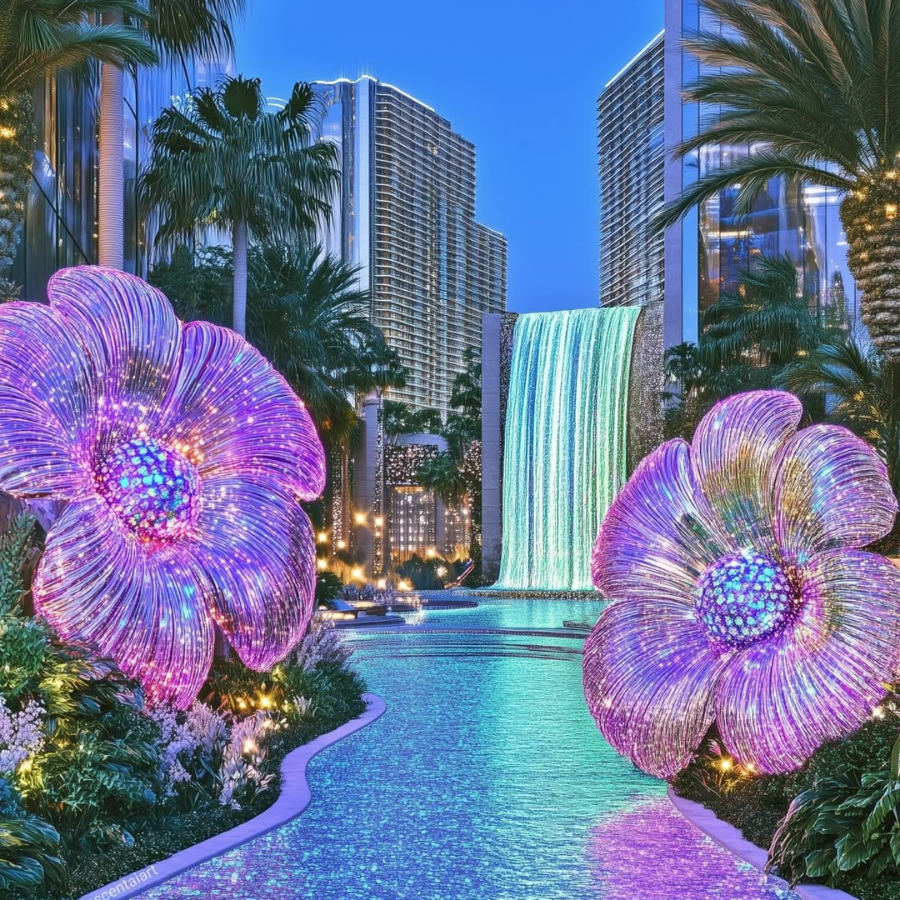 thiết kế cảnh quan lễ hội