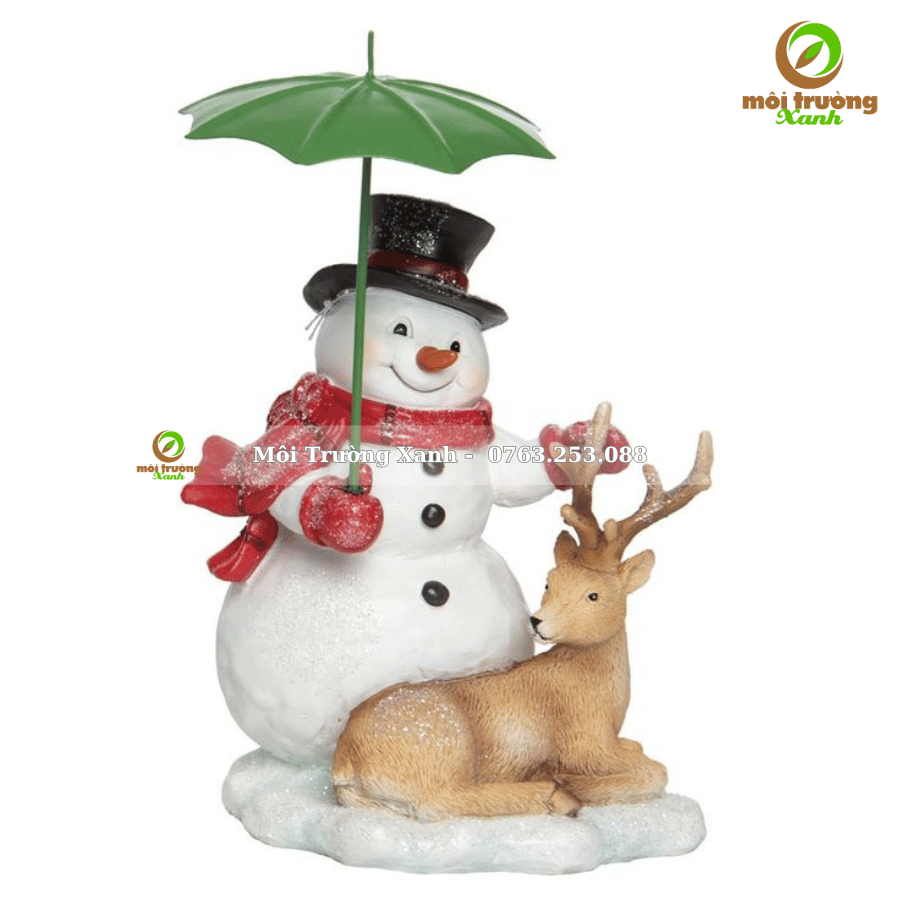 MÔ HÌNH NGƯỜI TUYẾT BẰNG MÚT XỐP