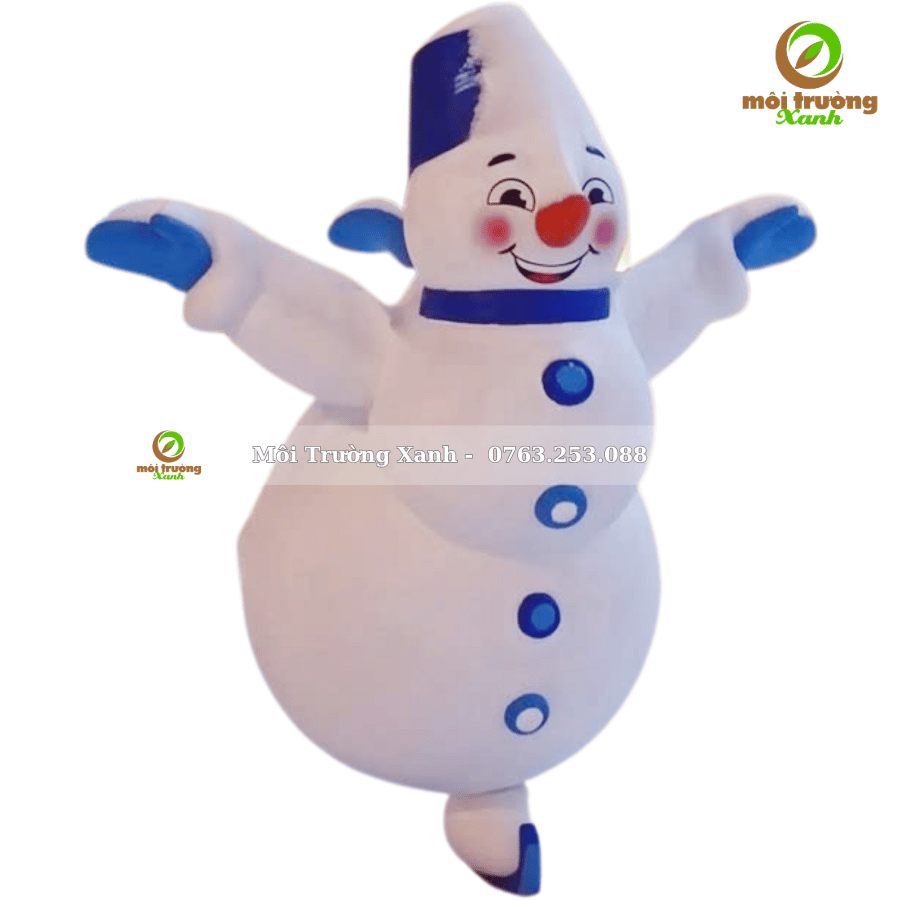 MÔ HÌNH NGƯỜI TUYẾT BẰNG MÚT XỐP