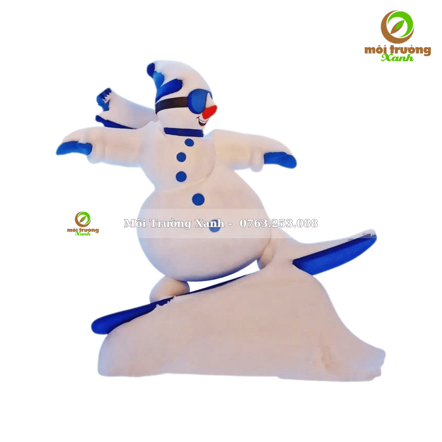 MÔ HÌNH NGƯỜI TUYẾT BẰNG MÚT XỐP