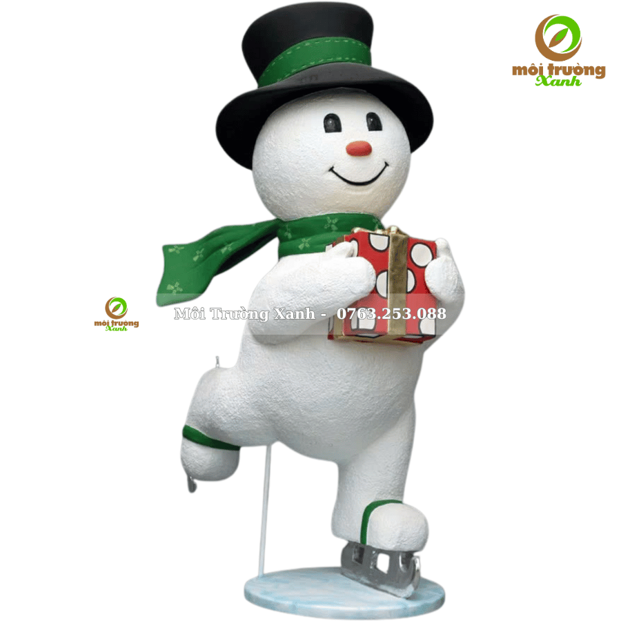 MÔ HÌNH NGƯỜI TUYẾT BẰNG MÚT XỐP