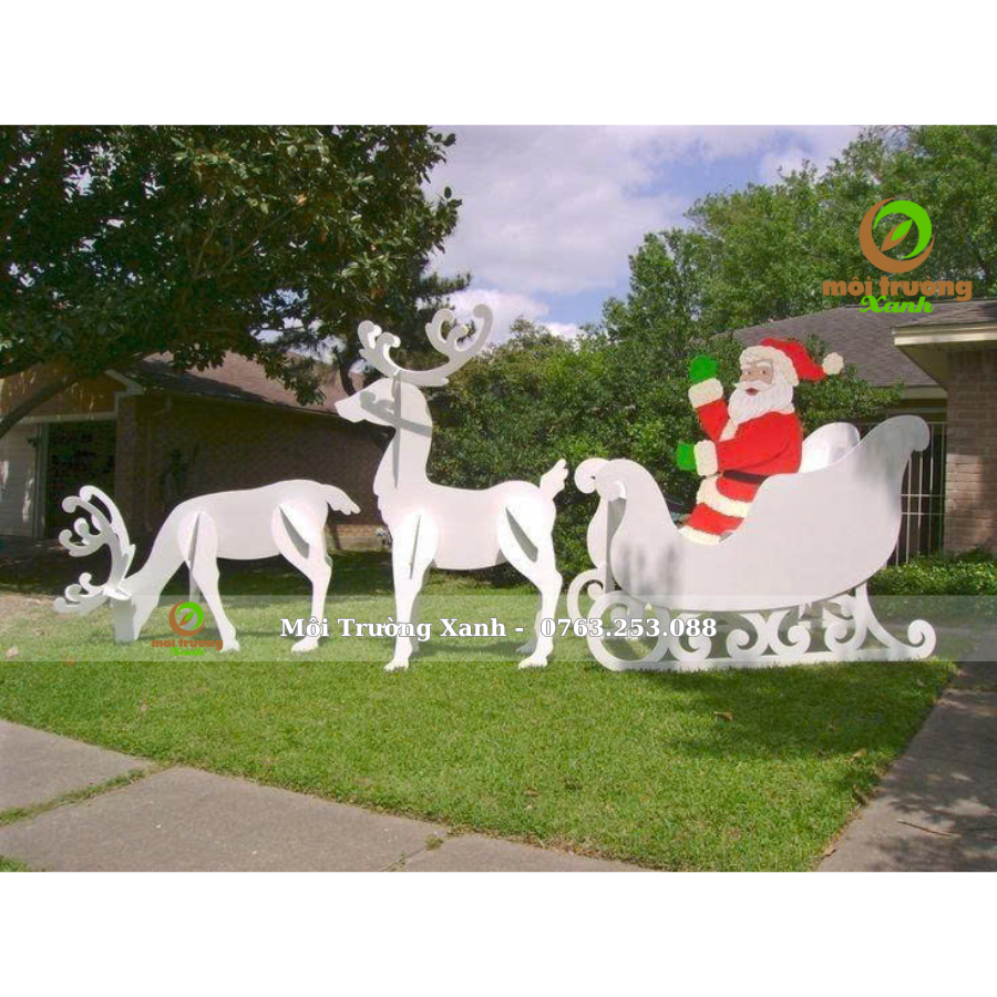 MÔ HÌNH TRANG TRÍ NOEL GIẤY CARTON