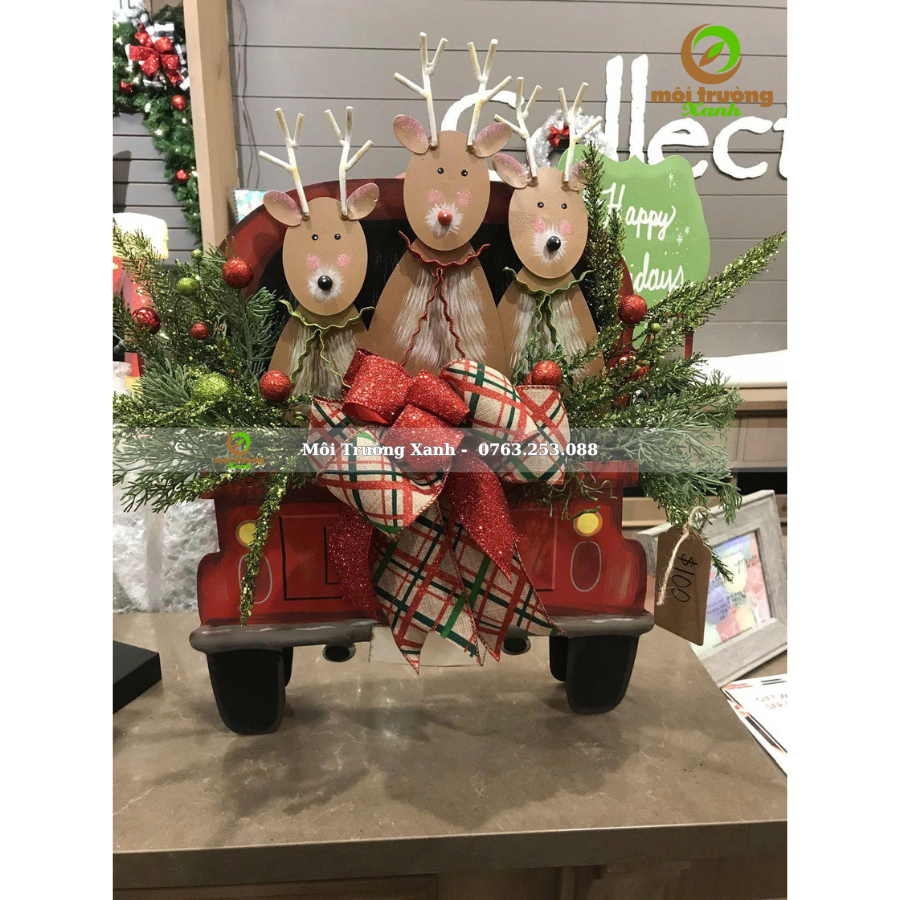 MÔ HÌNH TRANG TRÍ NOEL GIẤY CARTON