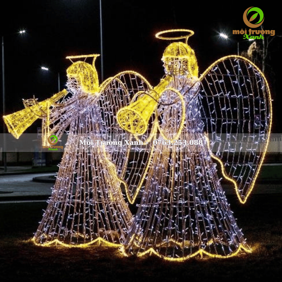 MÔ HÌNH TRANG TRÍ NOEL QUẤN ĐÈN LED