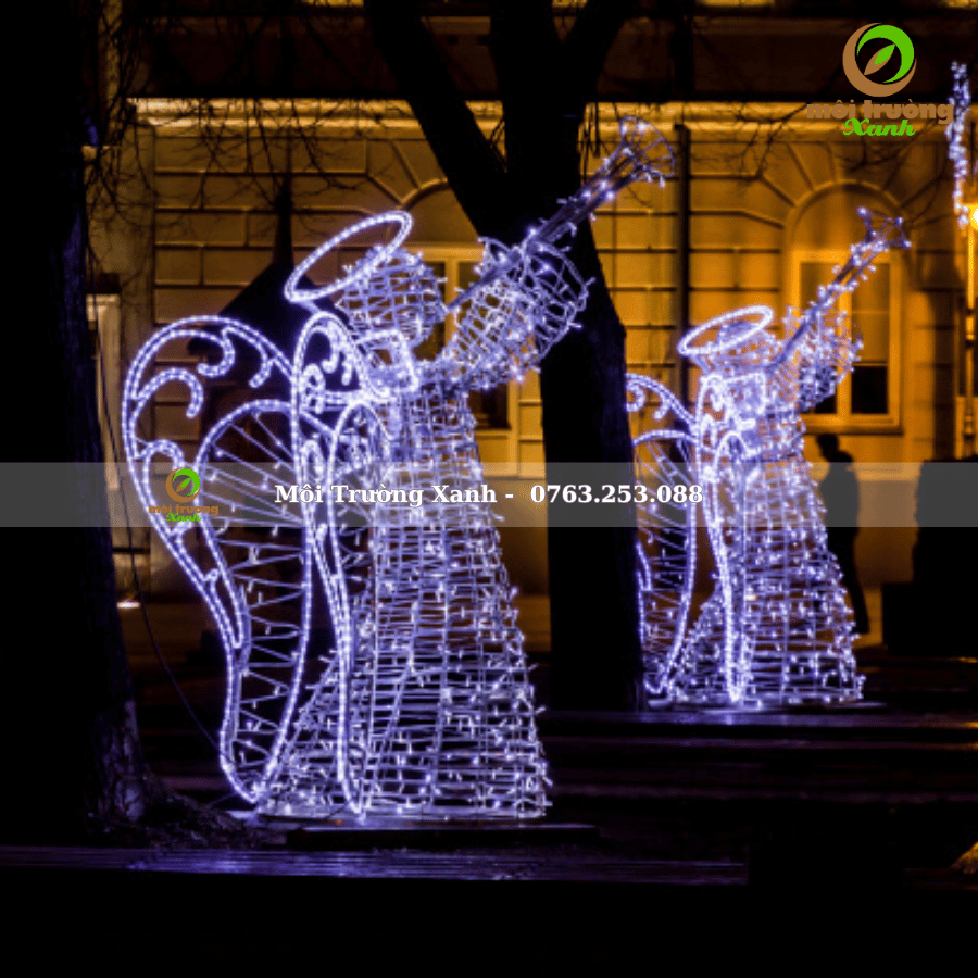 MÔ HÌNH TRANG TRÍ NOEL QUẤN ĐÈN LED