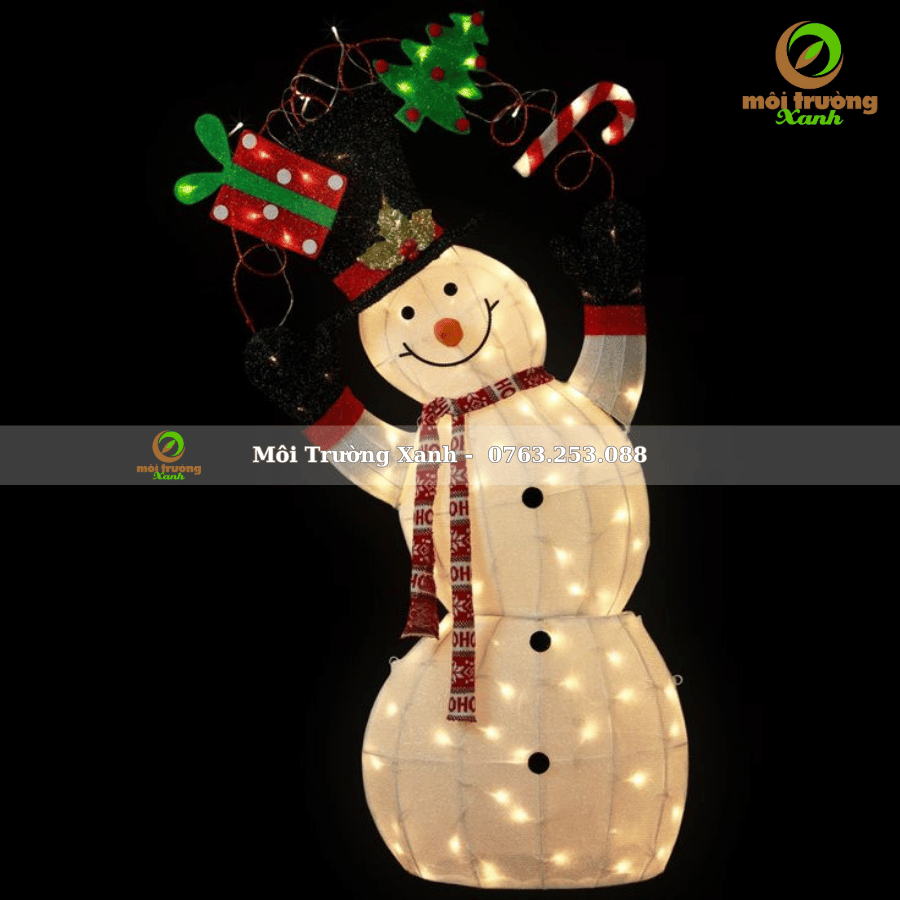 MÔ HÌNH TRANG TRÍ NOEL QUẤN ĐÈN LED
