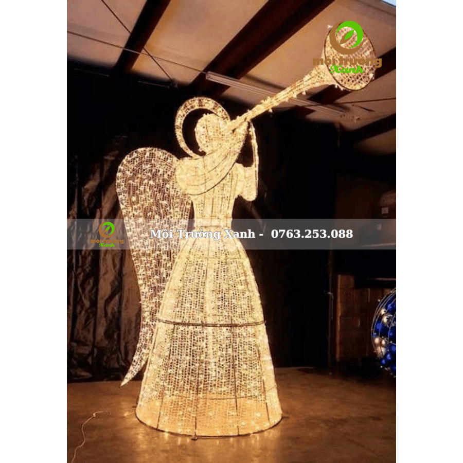 MÔ HÌNH TRANG TRÍ NOEL QUẤN ĐÈN LED
