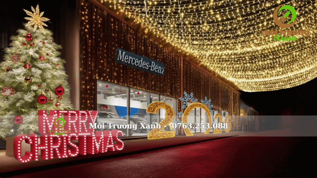 TRANG TRÍ GIÁNG SINH NGOÀI TRỜI 