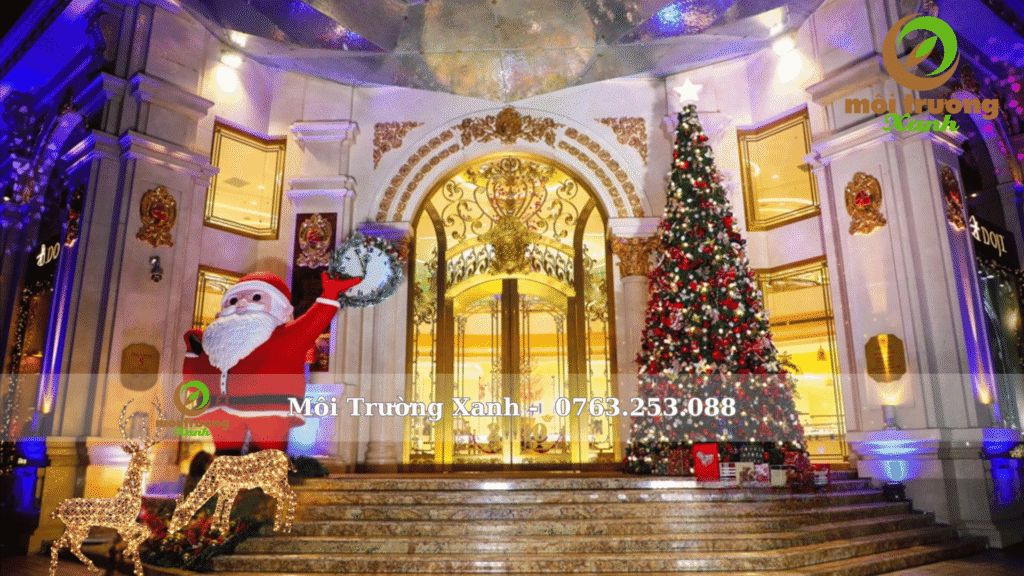 TRANG TRÍ GIÁNG SINH NGOÀI TRỜI