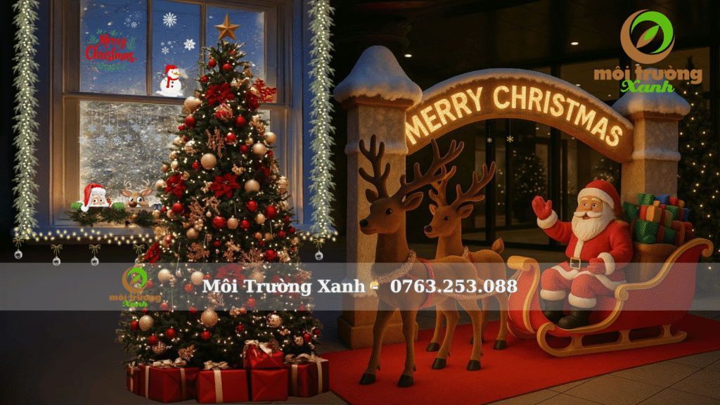 TRANG TRÍ NOEL NGOÀI TRỜI