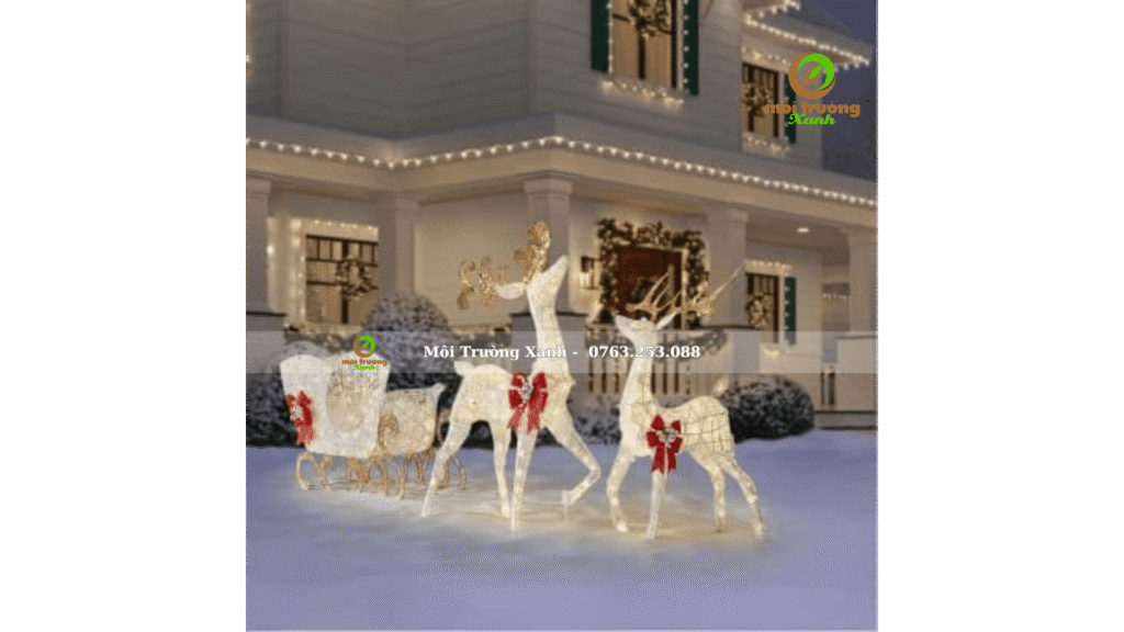 TRANG TRÍ GIÁNG SINH NGOÀI TRỜI