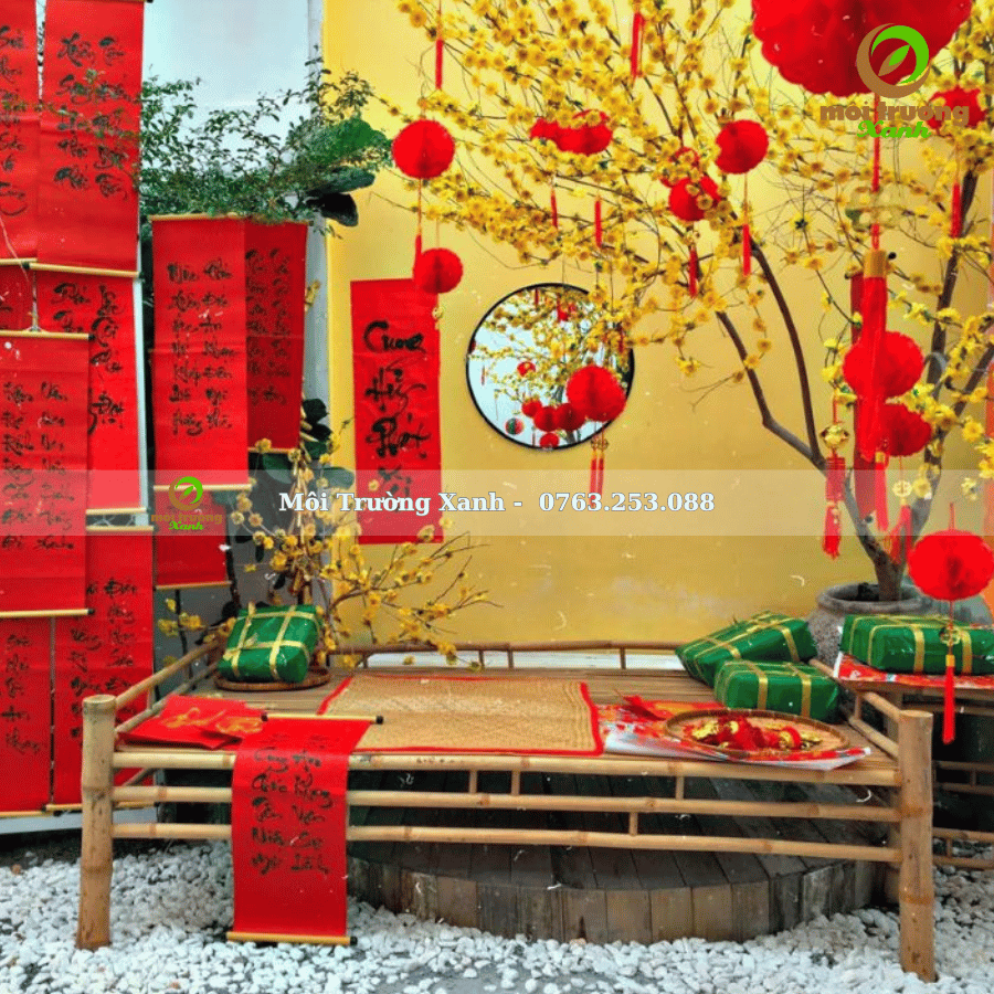 TRANG TRÍ TIỂU CẢNH TẾT TRONG NHÀ