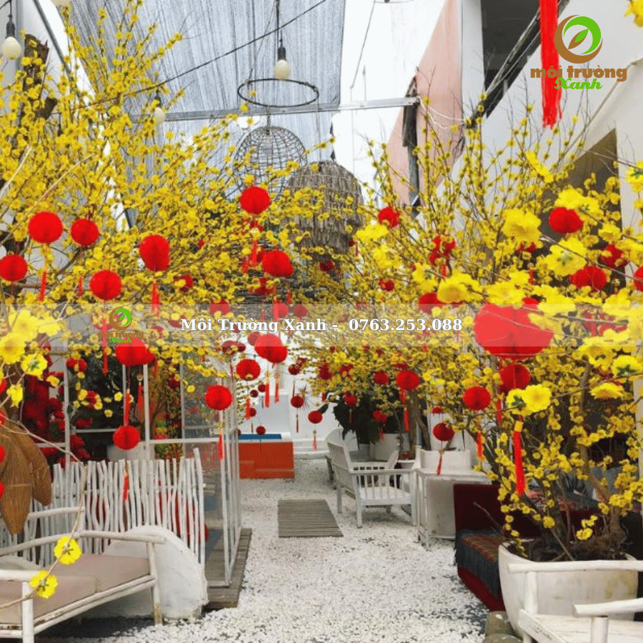 TRANG TRÍ TIỂU CẢNH TẾT TRONG NHÀ