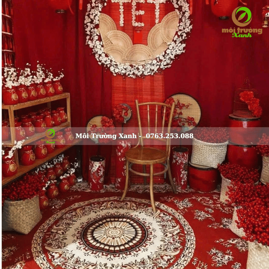 TRANG TRÍ TIỂU CẢNH TẾT TRONG NHÀ