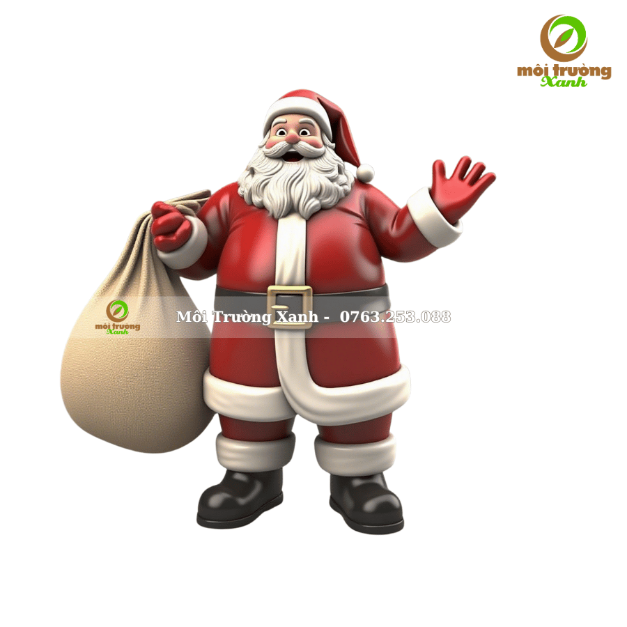 mô hình mút xốp ông già noel (1)