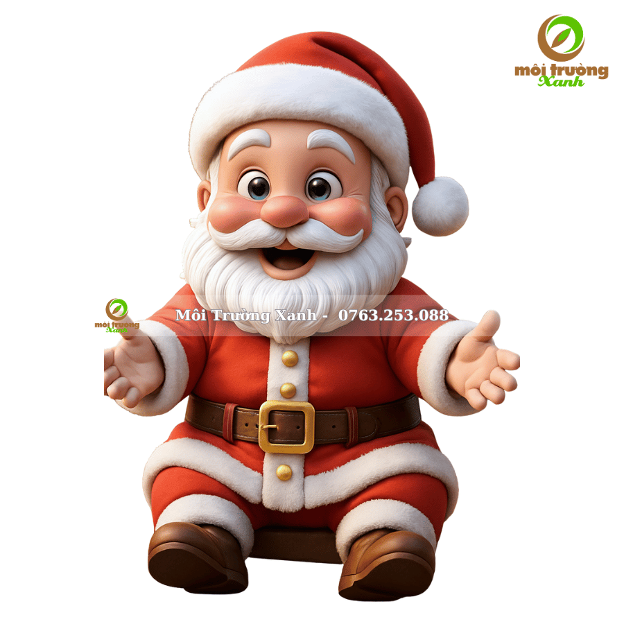mô hình mút xốp ông già noel (1)