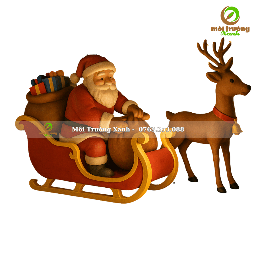 mô hình mút xốp ông già noel (1)