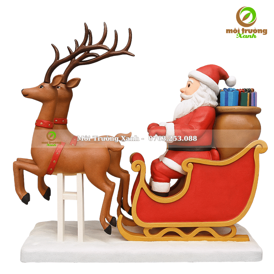 mô hình mút xốp ông già noel (1)