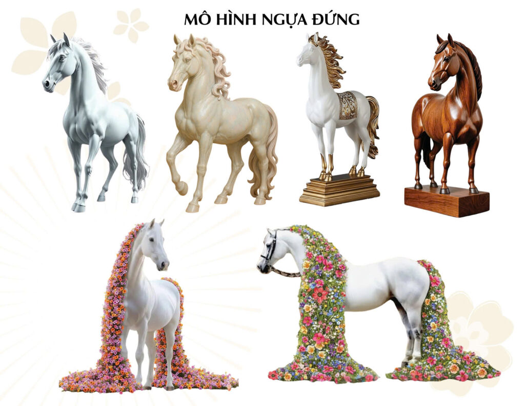 mô hình ngựa