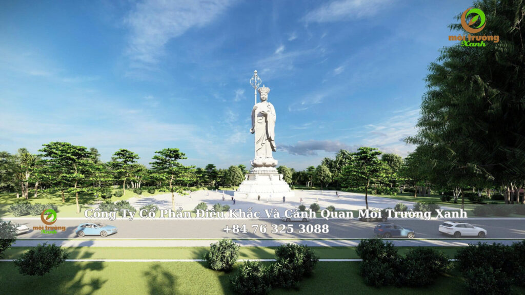 Thi công tượng Phật tại Yên Bái – Thiết kế và thi công tượng tâm linh ngoài trời 6 xây dựng tượng phật lớn