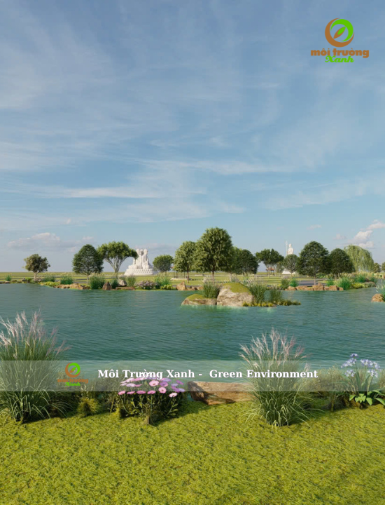 SUỐI NHÂN TẠO TẠI CÔNG VIÊN NGHĨA TRANG 