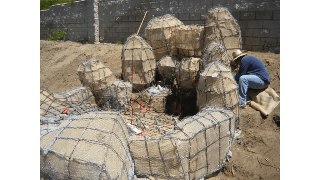 cấu tạo núi thác nhân tạo