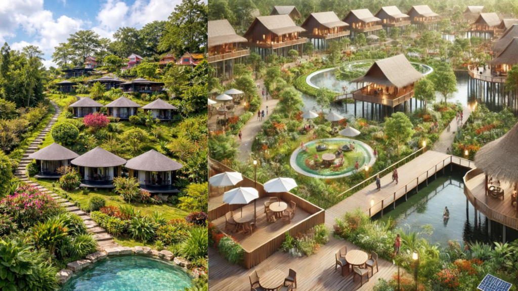 báo giá thi công cảnh quan resort