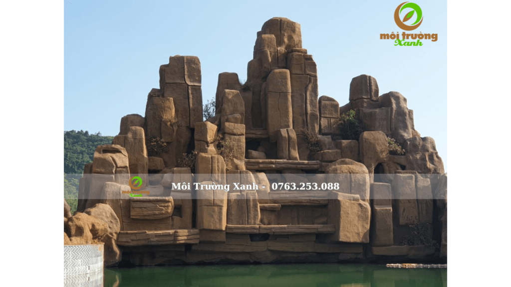 Thiết Kế Núi Thác Nhân Tạo