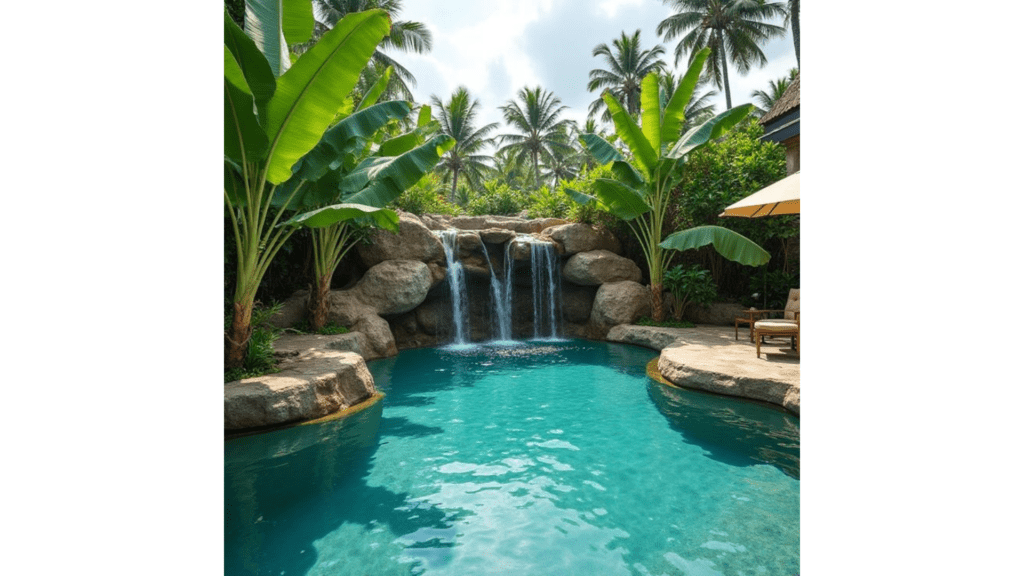 thác nước nhân tạo resort