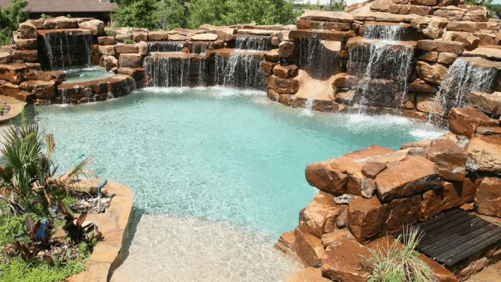 giá thi công thác nước nhân tạo