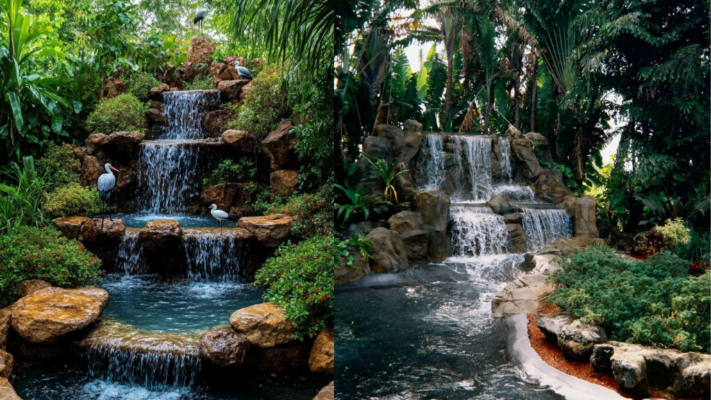 cách bảo trì núi thác nhân tạo