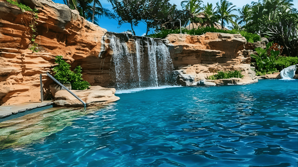 núi thác nhân tạo dùng được bao lâu