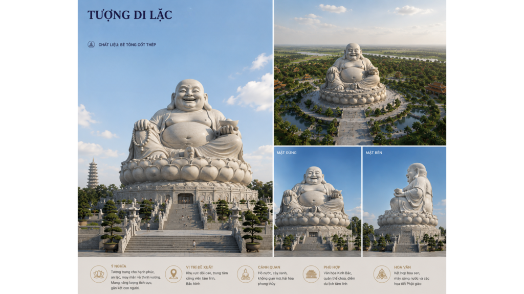 Thi công tượng Phật tại Bắc Ninh – Thiết kế và thi công tượng tâm linh chuyên nghiệp 4 đơn vị thi công tượng Phật Bắc Ninh
