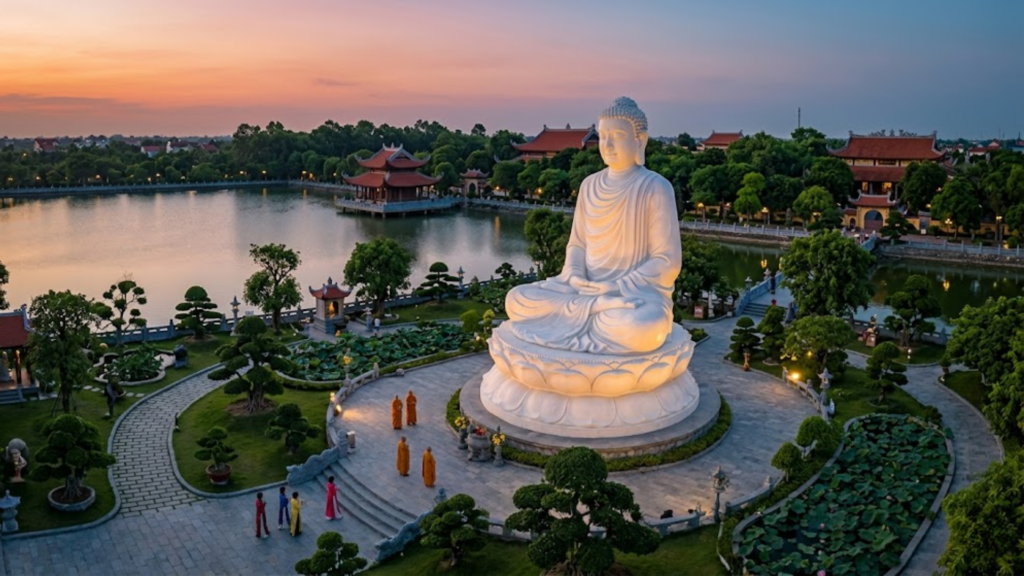 Thi công tượng Phật tại Thái Bình – Thiết kế và thi công tượng ngoài trời chuyên nghiệp 2 làm tượng Phật tại Thái Bình