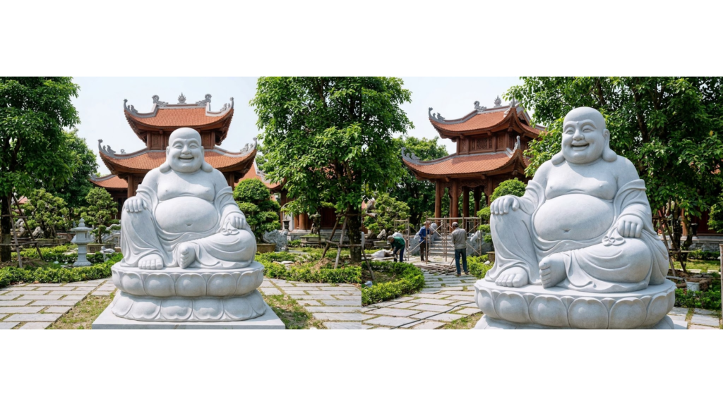 Thi công tượng Phật tại Thái Bình – Thiết kế và thi công tượng ngoài trời chuyên nghiệp 5 tượng Phật ngoài trời Thái Bình