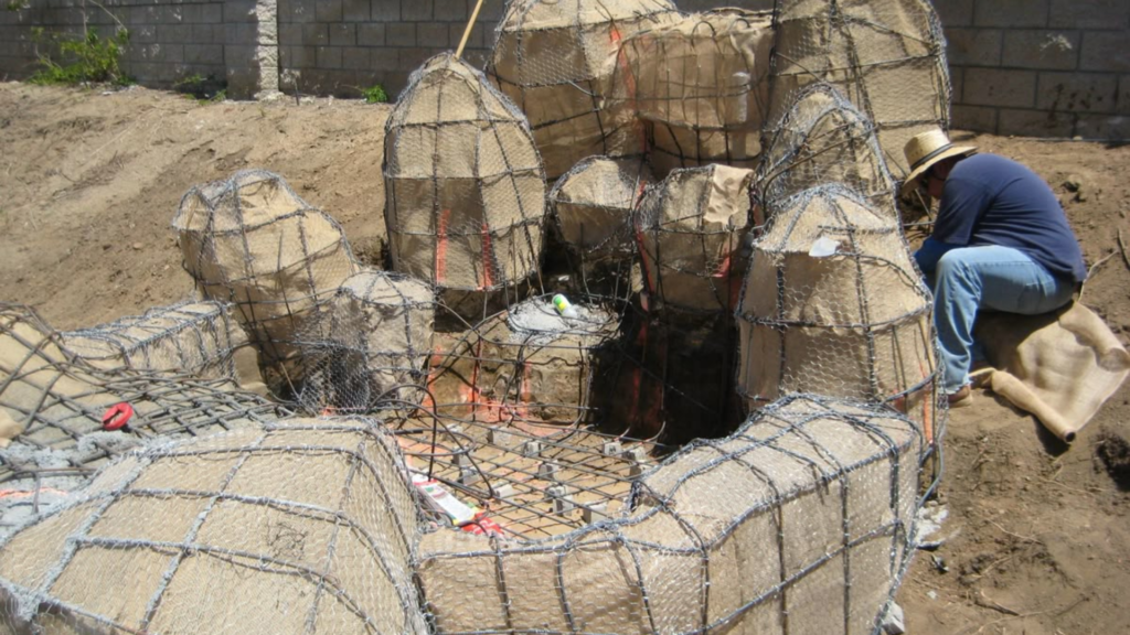 cấu tạo núi thác nhân tạo