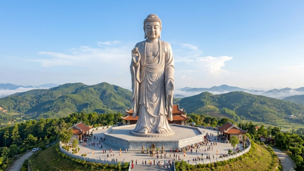 Thi công tượng Phật tại Thái Nguyên – Xu hướng phát triển công trình tâm linh và cảnh quan ngoài trời 6 làm tượng Phật tại Thái Nguyên