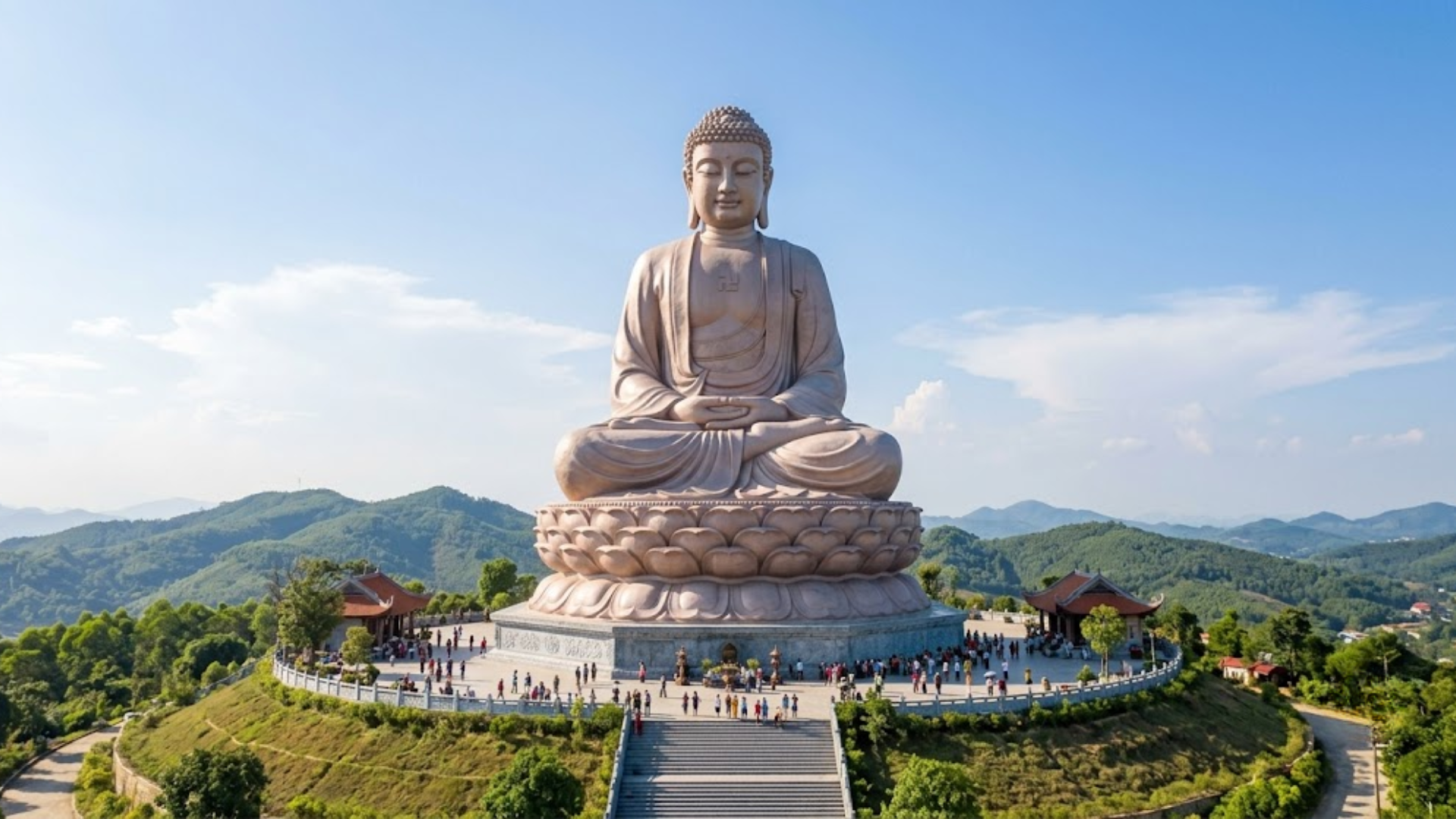 Thi công tượng Phật tại Thái Nguyên