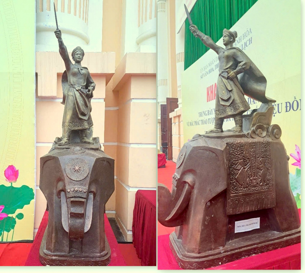 thi công tượng đài