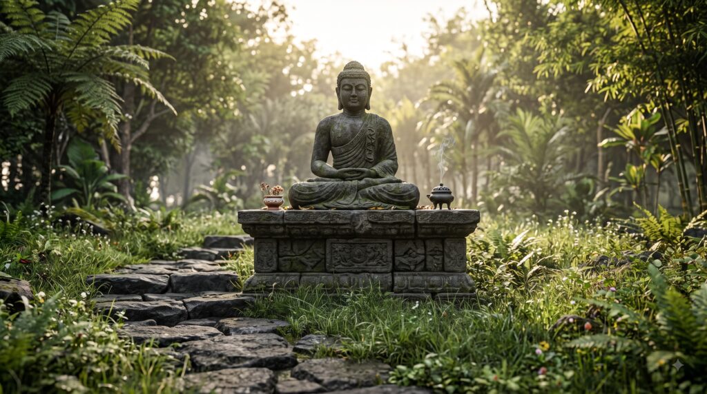 Thi công tượng Phật, tượng Chúa, tượng đài tại Đắk Lắk – Khi công trình không chỉ đứng giữa không gian, mà trở thành một phần của núi rừng Tây Nguyên 1 thi công tượng phật tại Đăk Lăk