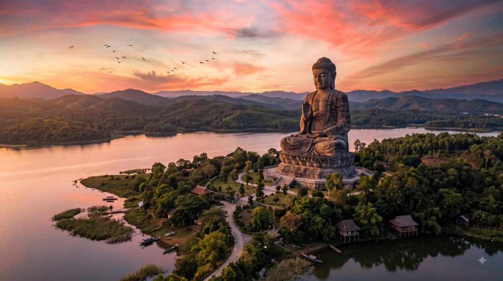 Thi công tượng Phật, tượng Chúa, tượng đài tại Đắk Lắk – Khi công trình không chỉ đứng giữa không gian, mà trở thành một phần của núi rừng Tây Nguyên 2 công ty xay dựng tượng lớn tại Đăk Lăk