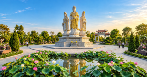 Hướng Dẫn Xây Dựng Tượng Phật Cho Hoa Viên Nghĩa Trang Từ A Đến Z 2 Hoa viên nghĩa trang